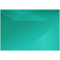 Папка-конверт на кнопке OfficeSpace А4, 150мкм, зеленая Fmk12-3 / 220895 Папка-конверт на кнопке OfficeSpace А4, 150мкм, зеленая Fmk12-3 / 220895
